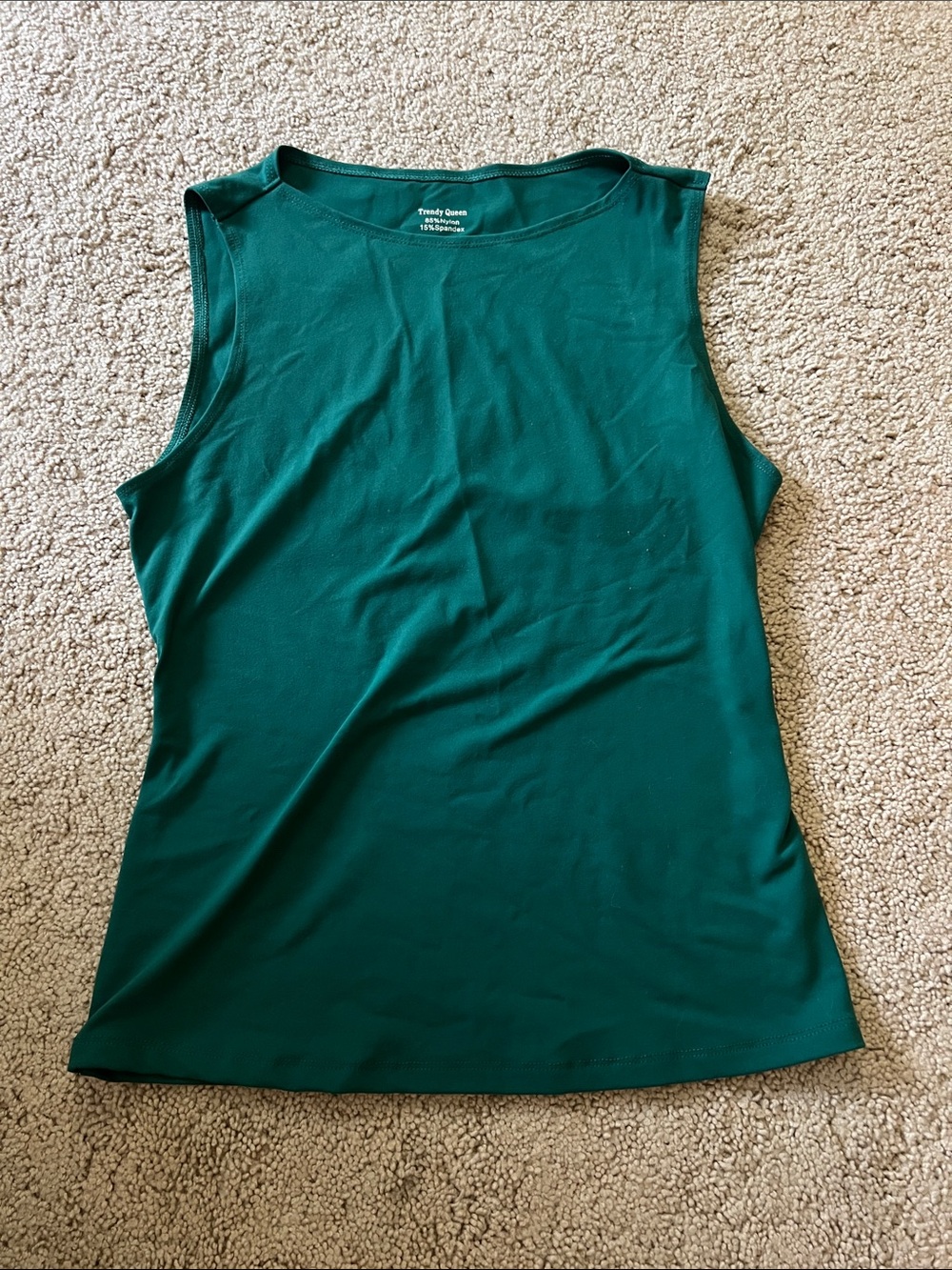 Green tank top